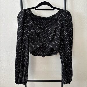 AFRM long sleeve crop top